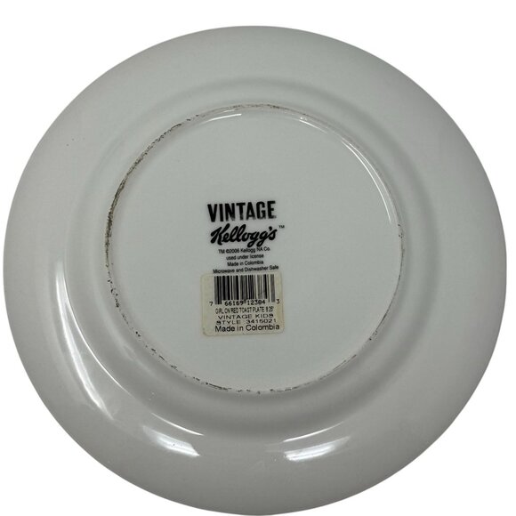 Vintage Kelloggs Rice Krispies Girl On Red Toast Plate 8.25" Cereal Nostalgia - Picture 2 of 5